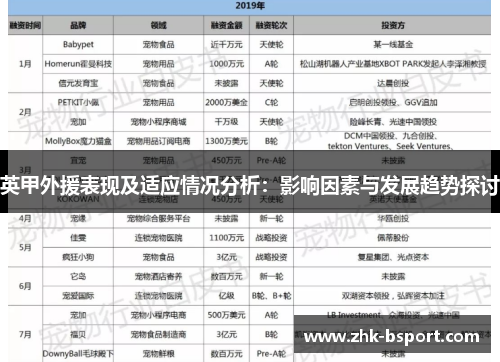 英甲外援表现及适应情况分析：影响因素与发展趋势探讨